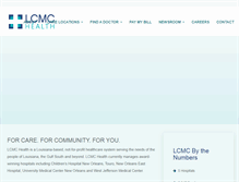Tablet Screenshot of lcmchealth.org